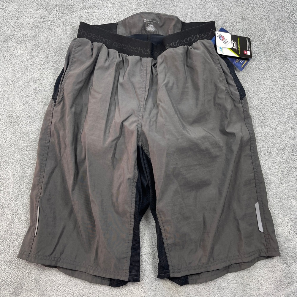 Aero Tech Designs MTB Shorts Men Medium Charcoal CH Mountain Bike Padded